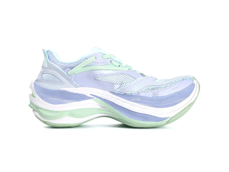 BLCG Jet Sneakers Light Blue Lilac Lime Right Side View