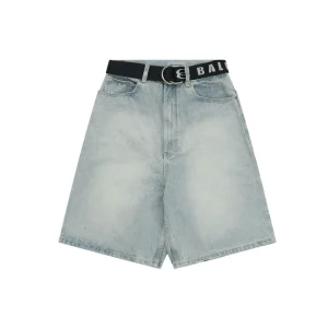 BLCG Parisian Belted Denim Capri Shorts