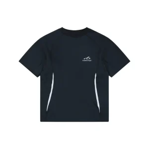 BLCG Side Stripe Reflective Logo Quick-Dry Performance T-Shirt