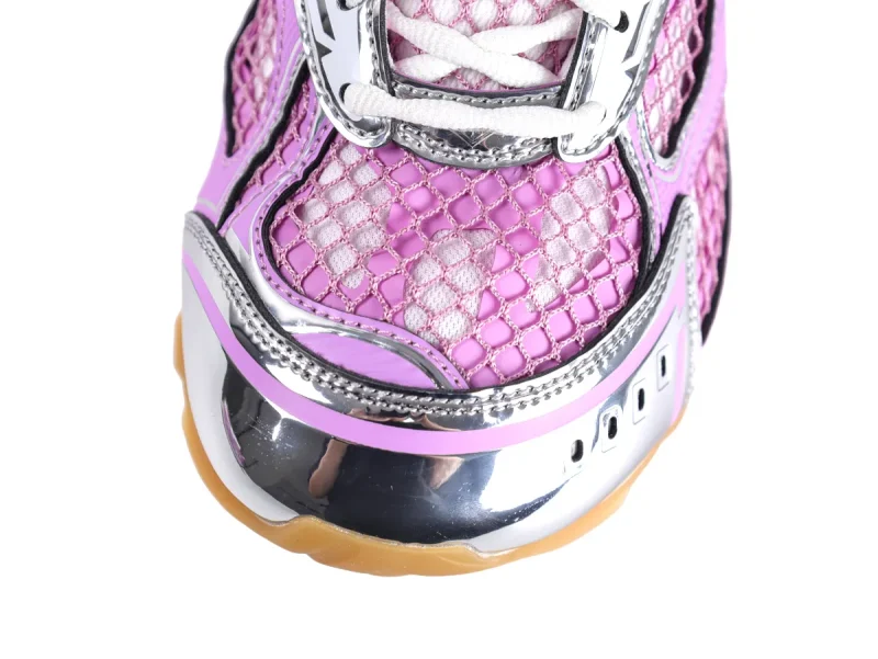 BV Orbit Sneakers Gloss Silver Top View