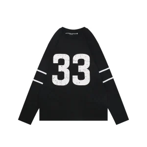 CH 33 Sanskrit Cross Print Long-Sleeve Shirt