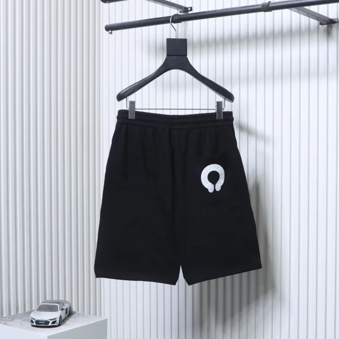 Back CH Cross Embroidered Heavyweight Cotton Shorts
