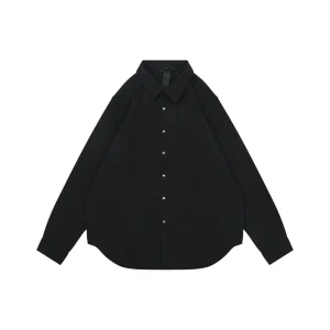 CH Cross Leather Cuff Long-Sleeve Shirt