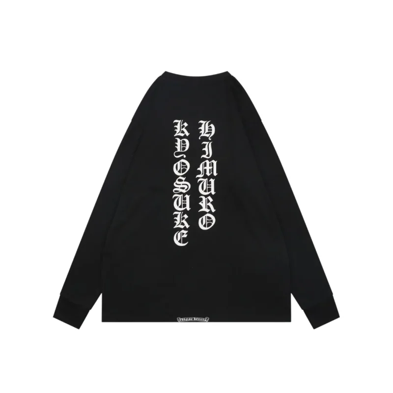Back CH Griffin Sanskrit Print Long Sleeve T-Shirt