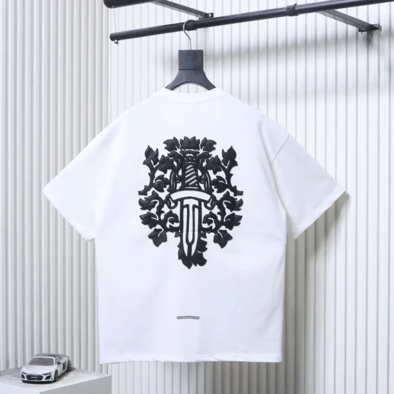 Back CH Heavy Leather Label T-Shirt