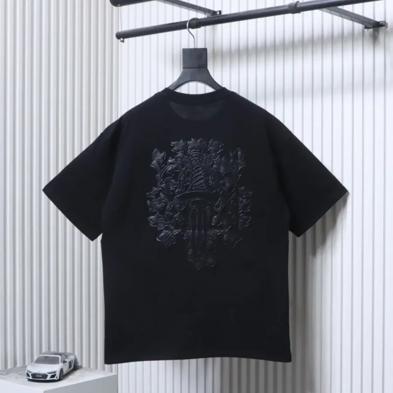 Back CH Heavy Leather Label T-Shirt