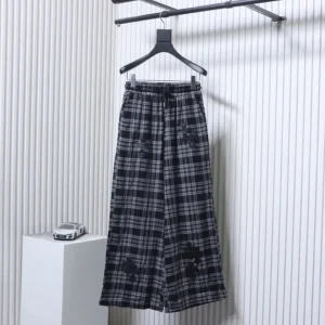 CH Linen Plaid Pants