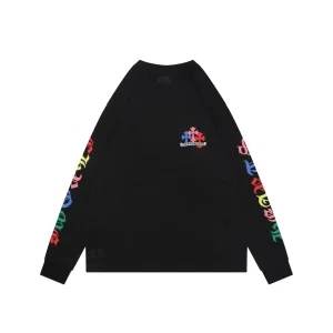 CH Miami Multi-Color Cross Print Long Sleeve Shirt