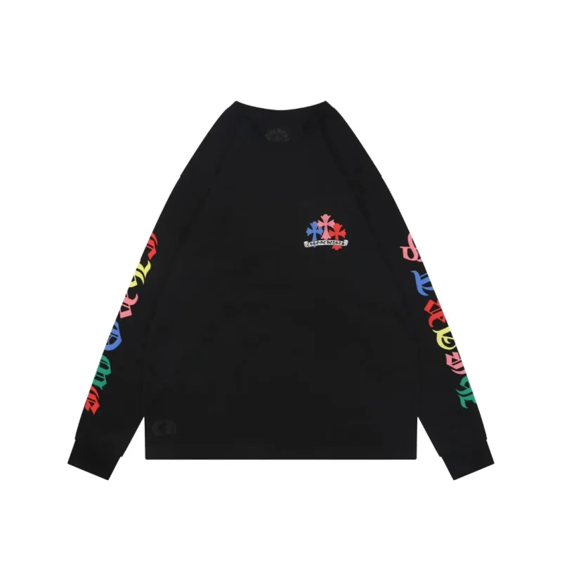 CH Miami Multi-Color Cross Print Long Sleeve Shirt