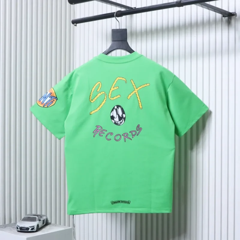 Back CH Smiley Face Graffiti T-Shirt