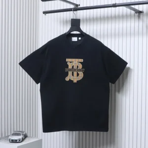 Check TB Logo Embroidered T-Shirt