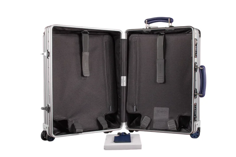 Open luggage interior