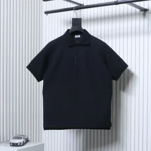 Classic Horse Embroidered Cotton Piqué Polo T-Shirt