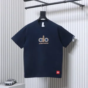 Color-Blocked Double-Sided Embroidered Logo T-Shirt