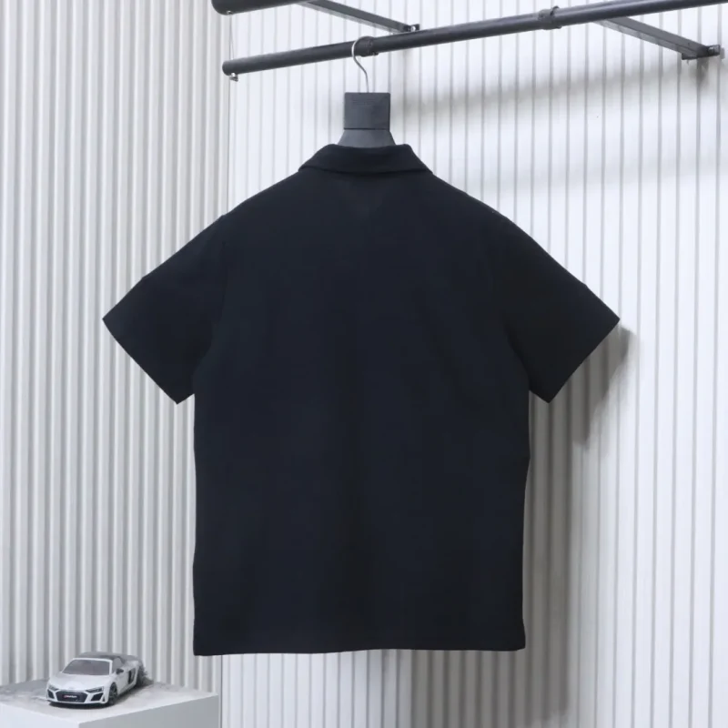 Back Dark Embossed Badge Polo T-Shirt