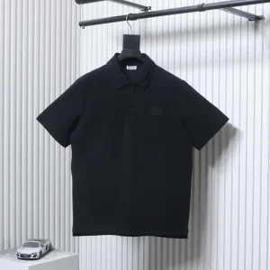 Dark Embossed Badge Polo T-Shirt