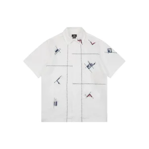 FF Dotted Embroidered Linen T-Shirt