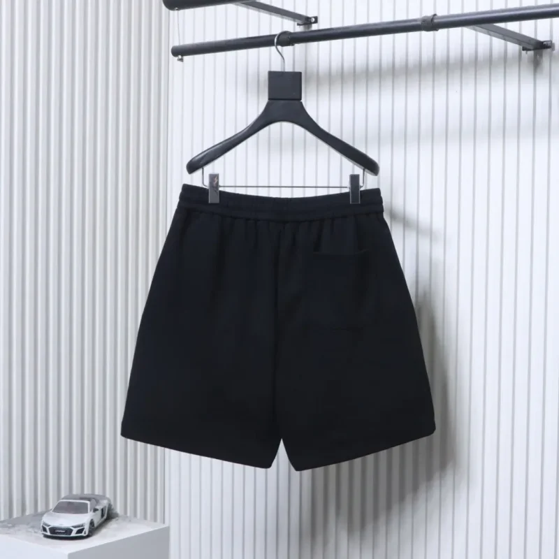 Back Floral Vine Logo Print Shorts