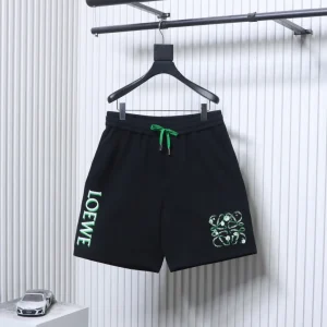 Floral Vine Logo Print Shorts