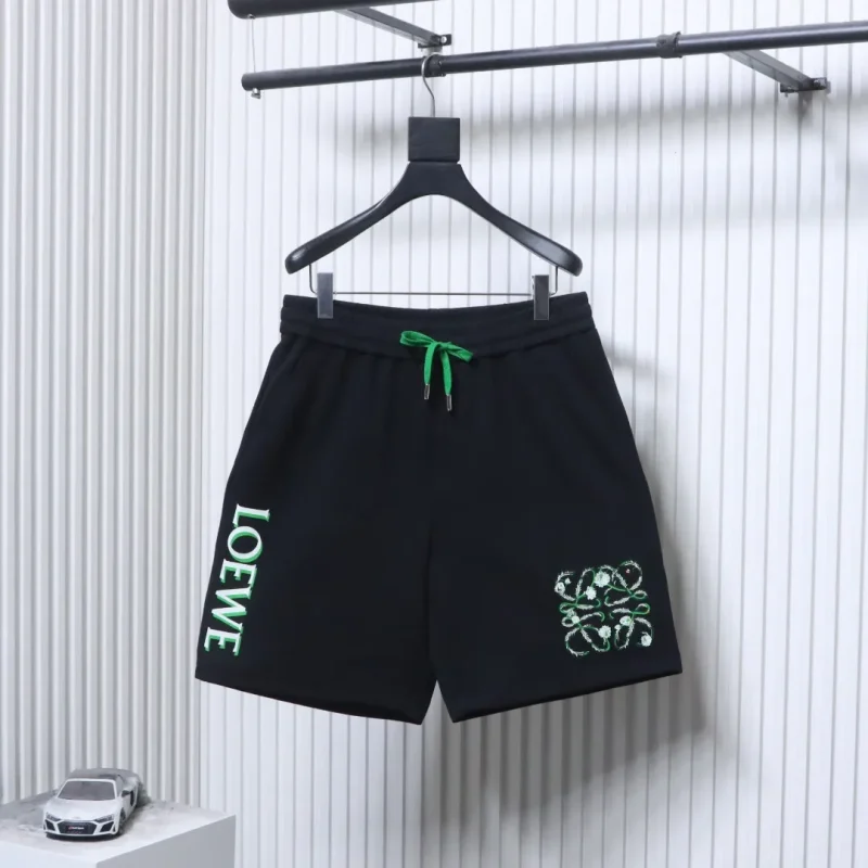 Floral Vine Logo Print Shorts
