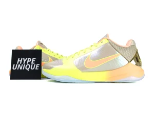 Kobe 5 Protro Green Grey Orange Side Profile