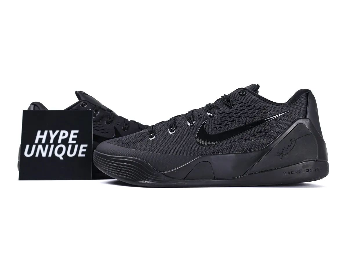 Kobe 9 Elite Low EM Protro TB Triple Black Side Profile