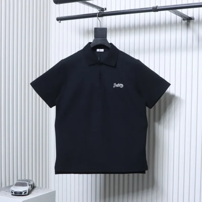 Logo Embroidered Piqué Cotton Polo T-Shirt
