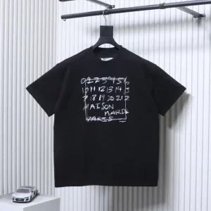 MM Number & Letter Print T-Shirt