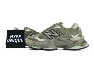 New Balance 9060 Dark Olivine Side Profile