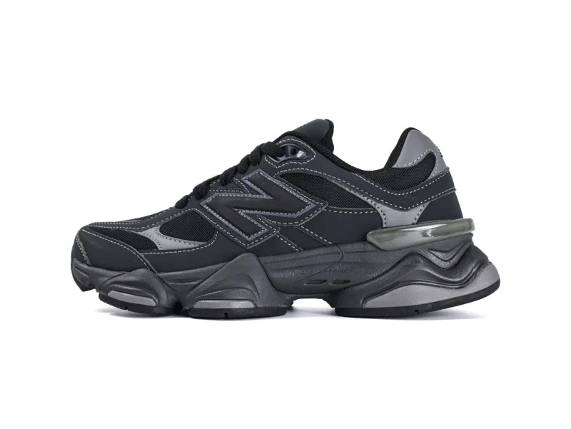 New Balance 9060 Mono Black Left Side View