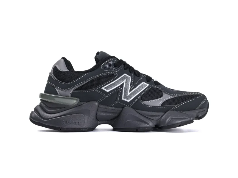 New Balance 9060 Mono Black Right Side View