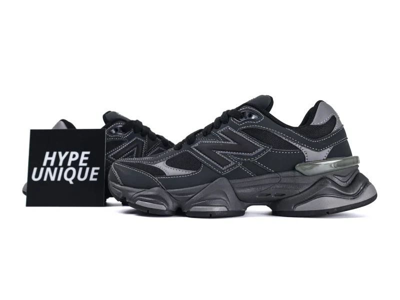 New Balance 9060 Mono Black Side Profile