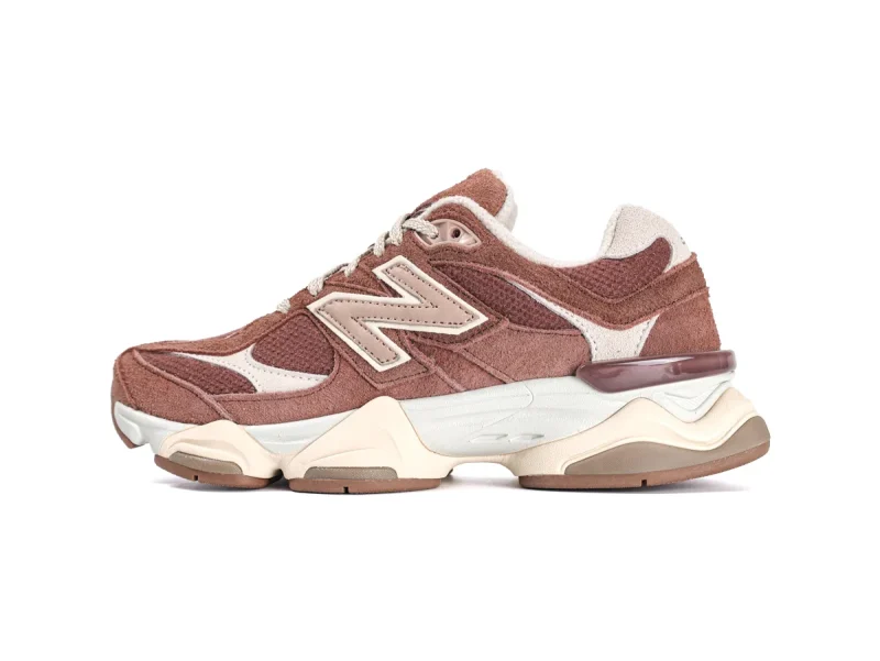 New Balance 9060 Rich Oak Timberwolf Left Side View