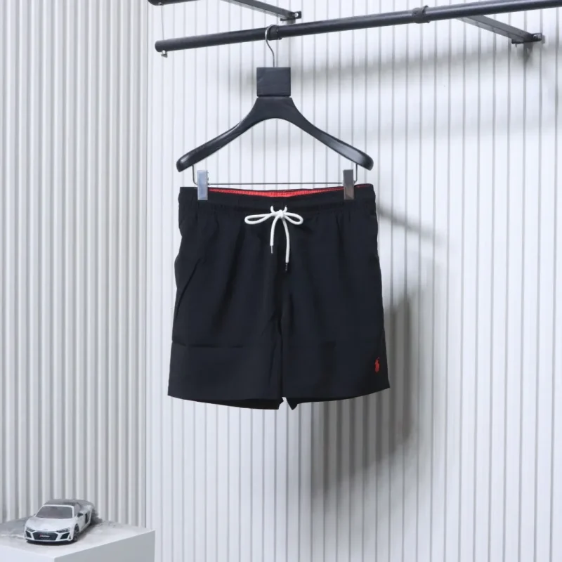 RL Pony Embroidered Quick-Dry Beach Shorts