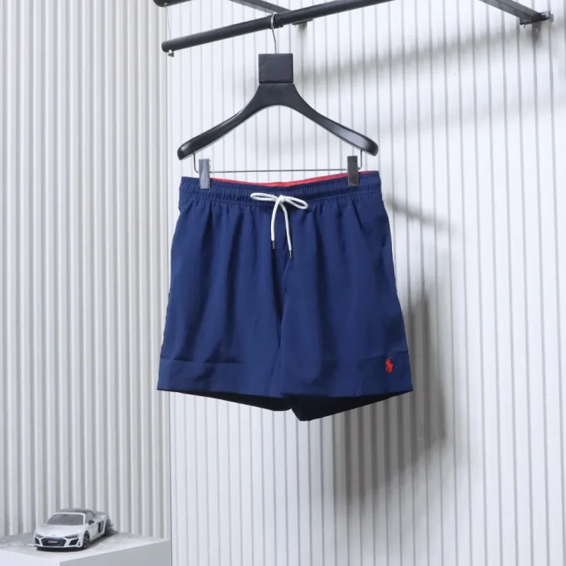RL Pony Embroidered Quick-Dry Beach Shorts