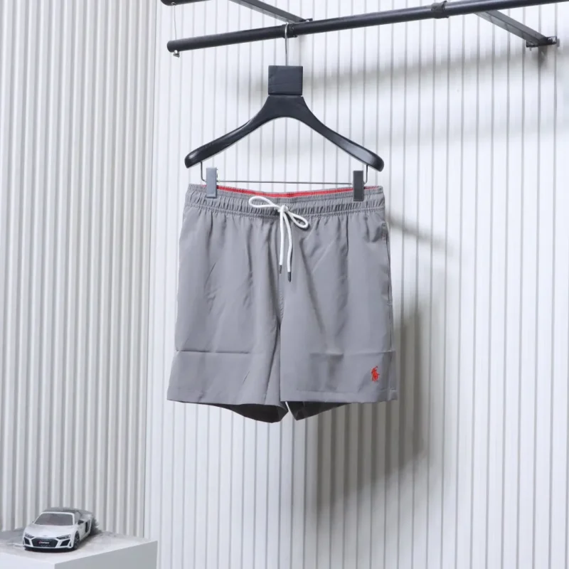 RL Pony Embroidered Quick-Dry Beach Shorts