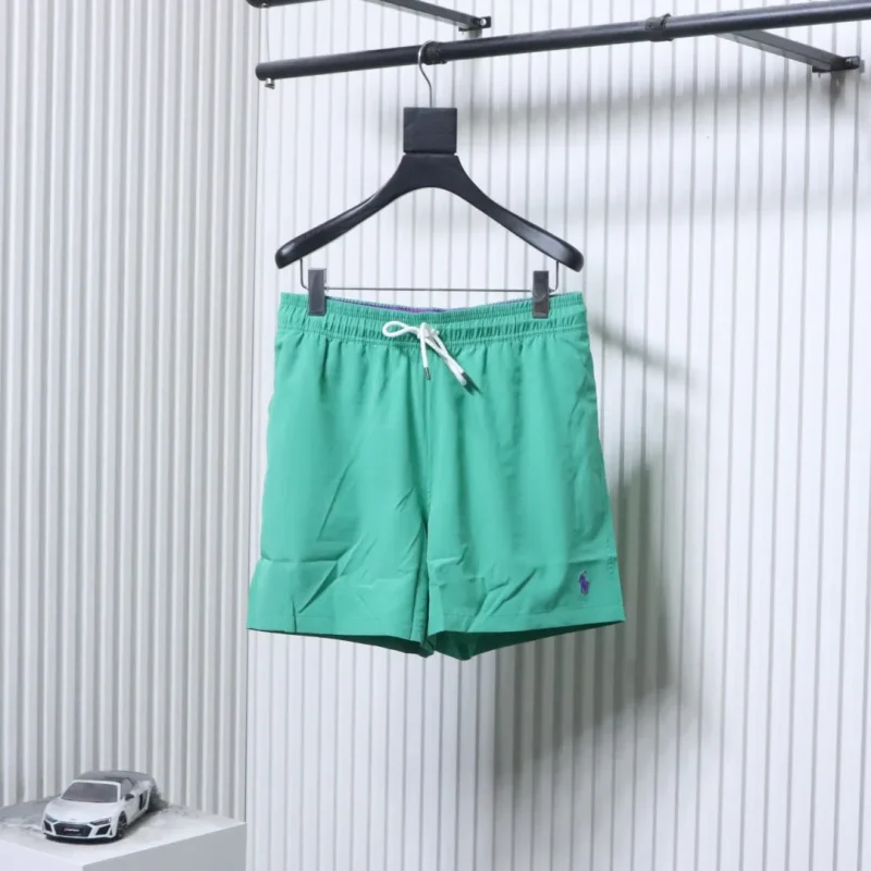 RL Pony Embroidered Quick-Dry Beach Shorts