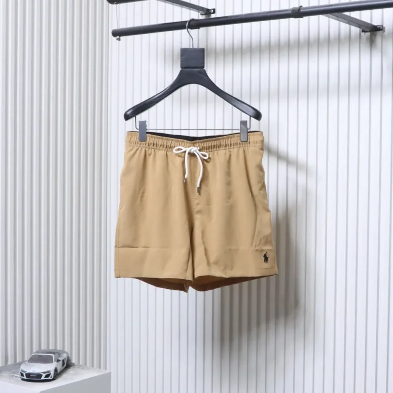 RL Pony Embroidered Quick-Dry Beach Shorts