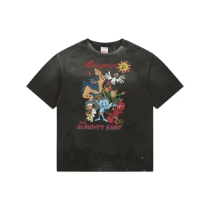 Saint Michael Cartoon Spirits Graphic T-Shirt