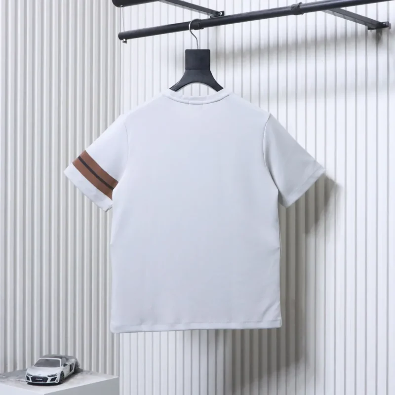 Back Summer Crew Neck Sporty Casual T-Shirt