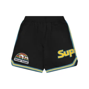 Sup Denver Nuggets Side Stripe Embroidered Basketball Shorts