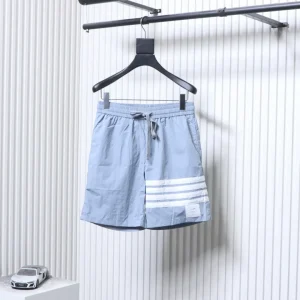 Back TB Four-Stripe Beach Shorts Quick-Dry Swim Shorts
