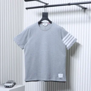 TB Four-Stripe Crew Neck T-Shirt