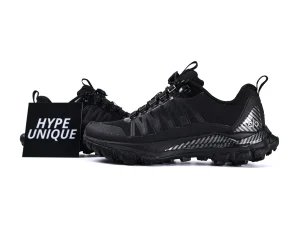 Trail Black Multi-Terrain Outdoor Sneakers Side Profile