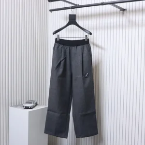 Well Done Badge Logo Wide-Leg Trousers