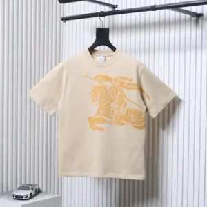 Yellow Equestrian Knight Print T-Shirt
