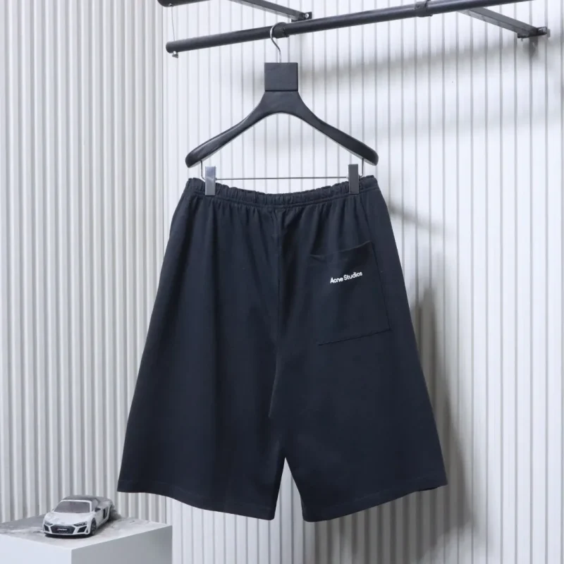 Back Acne Smiley Pocket Logo Cotton Shorts
