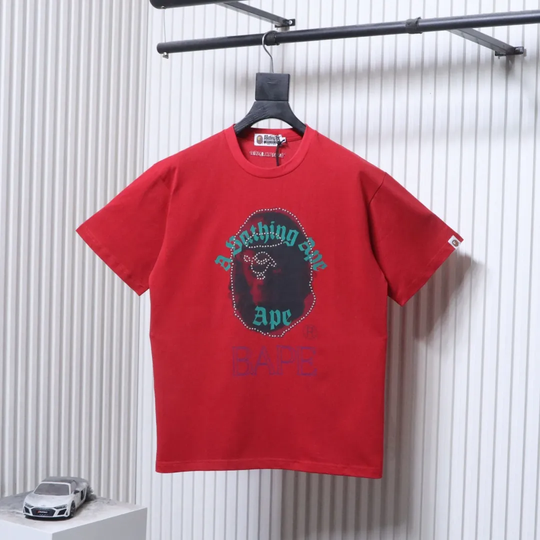 BAPE Studded Ape Head Logo T-Shirt