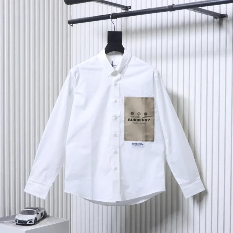 BBR Classic Check Silky Satin Long-Sleeve Shirt