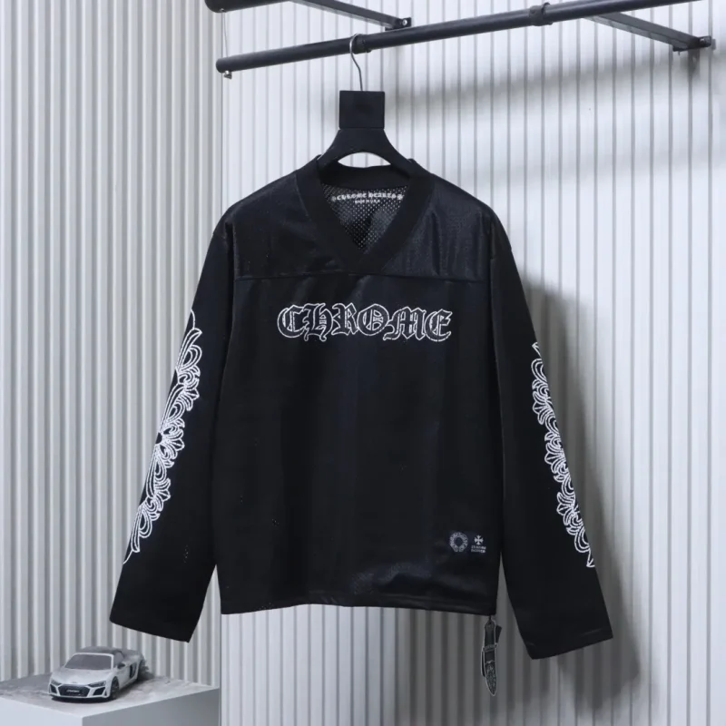CH 25FW Pink Sanskrit Mesh Hockey Jersey T-Shirt